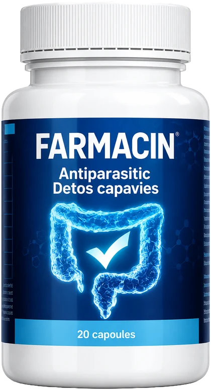 FARMACIN Antiparasitic Capsules pakend, 20 kapslit